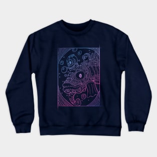 Many Headed Fish Crewneck Sweatshirt